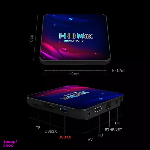 اندروید باکس اچ 96 مدل Max Version 11