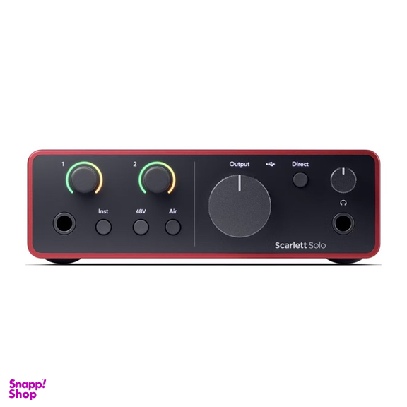 کارت صدا استودیو فوکوس رایت مدل Scarlett Solo 4th Gen