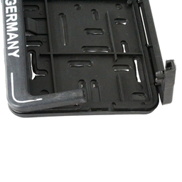 قاب پلاک خودرو مدل wurth white بسته دو عددی