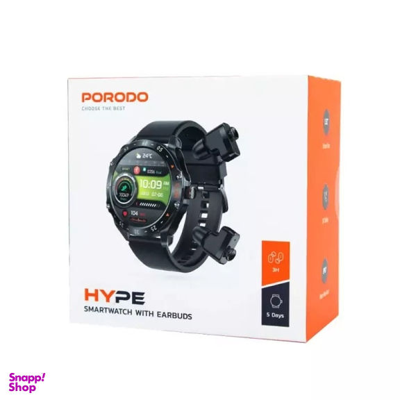 ساعت هوشمند و ایرفون بلوتوثی پرودو مدل Hype