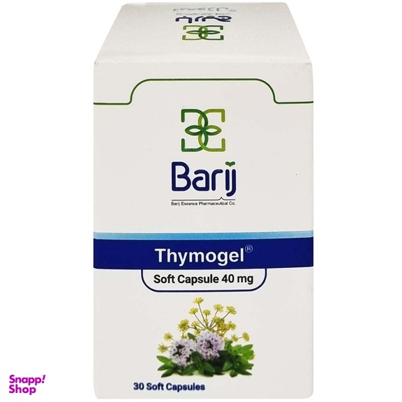 کپسول نرم تیموژل باریج اسانس بسته 30 عددی