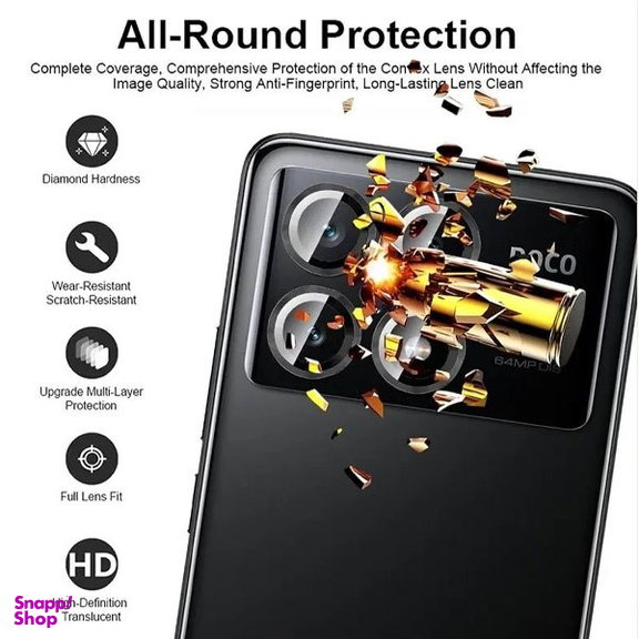 محافظ لنز دوربین موبایل گلدن گارد مدل رینگی مناسب شیائومی Redmi Note 14 Pro 4G