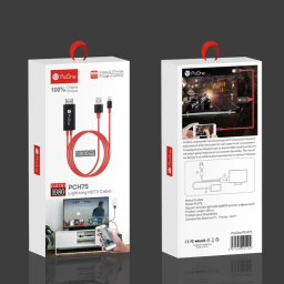 کابل تبدیل Lightning/USB به HDMI پرووان مدل PCH75 طول 1.8 متر