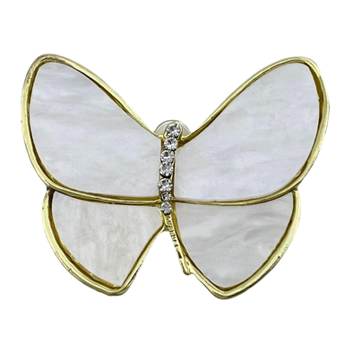 گل سینه دخترانه مدل پروانه کد G4089