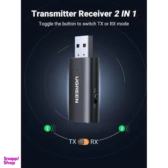 گیرنده و فرستنده بلوتوث صوتی یوگرین مدل CM523 کد 60300