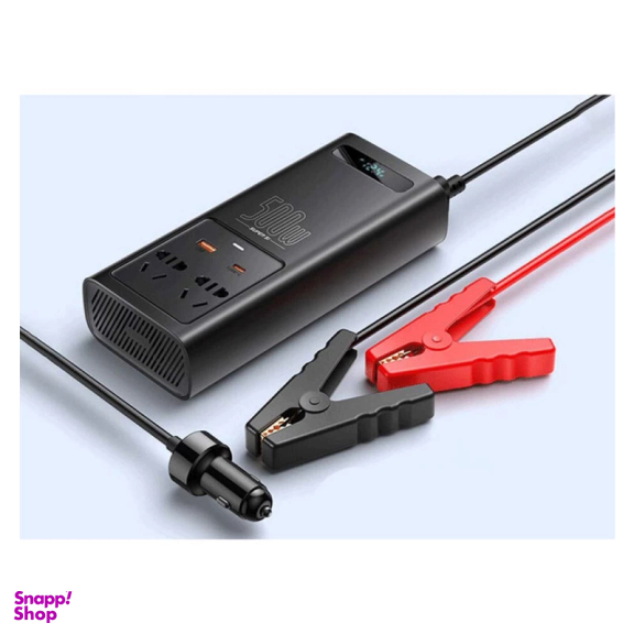 مبدل برق خودرو باسئوس مدل Power Inverter 500W