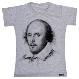تیشرت آستین کوتاه دخترانه 27 مدل William Shakespeare کد MH939