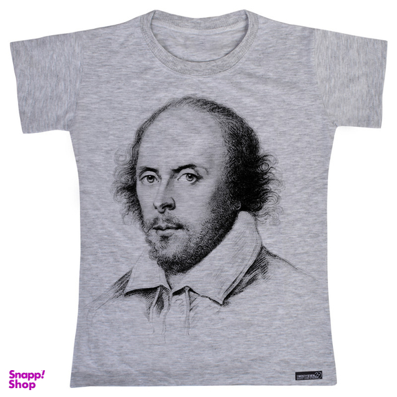تیشرت آستین کوتاه دخترانه 27 مدل William Shakespeare کد MH939