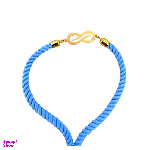 دستبند طلا ۱۸ عیار زنانه پانسی مدل بینهایت کد D1235
