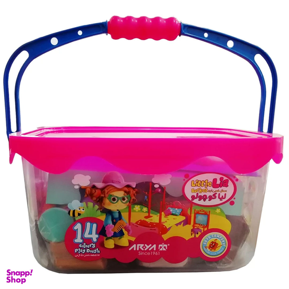 خمیر بازی آریا مدل لیا کوچولو کد 1025 بسته 14 عددی