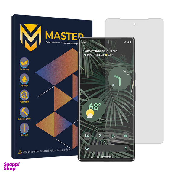 محافظ صفحه نمایش شفاف مستر مدل Resistant مناسب گوشی موبایل گوگل Pixel 6 Pro