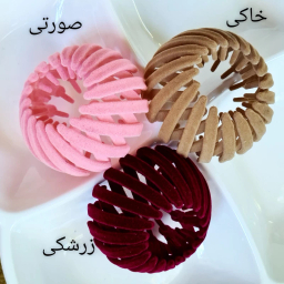 کلیپس مو زنانه مدل گوجه مخملی کد 1523