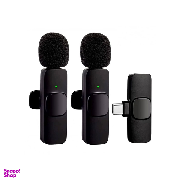 میکروفون یقه ای بی سیم K9 مجموعه دو عددی