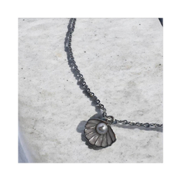 گردنبند زنانه مدل صدف و مروارید