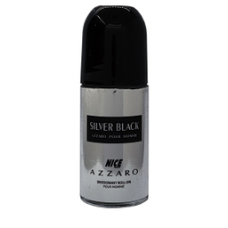 رول ضد تعریق نایس پاپت مدل Silver Black Azzaro حجم 60 میلی لیتر