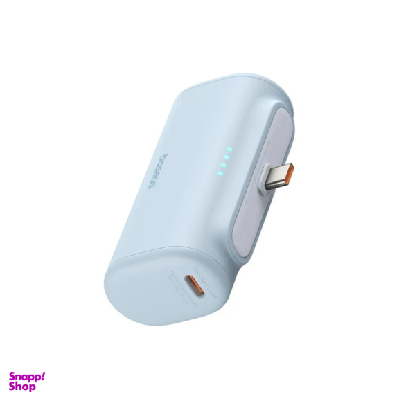 پاوربانک باسئوس مدل Compact Fast Charging Type-C Edition ظرفیت 5000 میلی آمپر ساعت