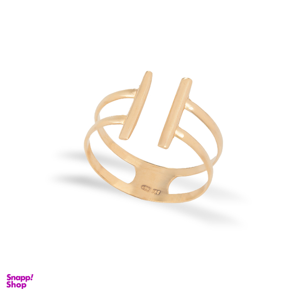 انگشتر طلا 18 عیار زنانه میلی گالری طرح تیفانی کد MT1810