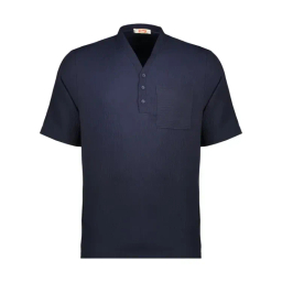 ست تیشرت و شلوارک مردانه مادر مدل تونی کد AM-MA-Toni-P رنگ سرمه ای