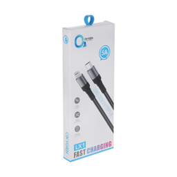کابل دیتا USB به Lightning اکسیژن مدل LX1 طول 1 متر