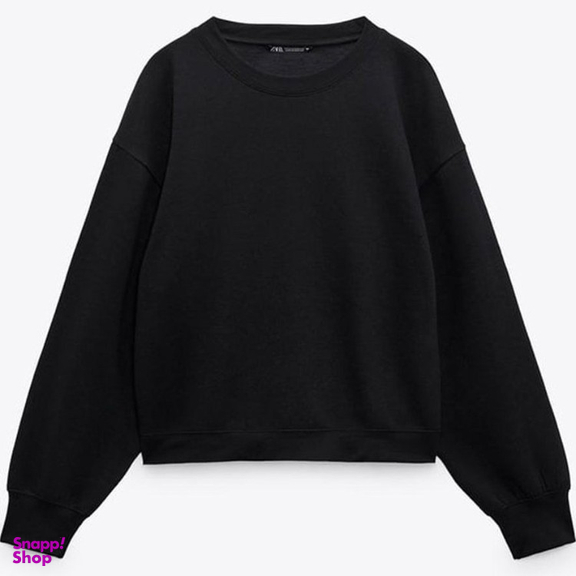 سویشرت زنانه مدل دورس تو کرکی رنگ مشکی