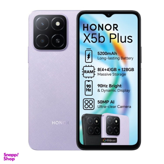 گوشی موبایل آنر مدل Honor X5b Plus دو سیم کارت ظرفیت 128 گیگابایت رم 4 گیگابایت