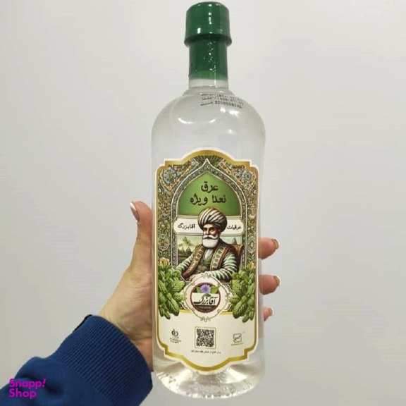 عرق نعنا ویژه آقا بزرگ حجم 1 لیتر