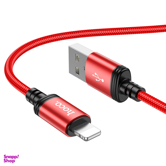 کابل دیتا USB به Lightning هوکو مدل X89 طول 1 متر