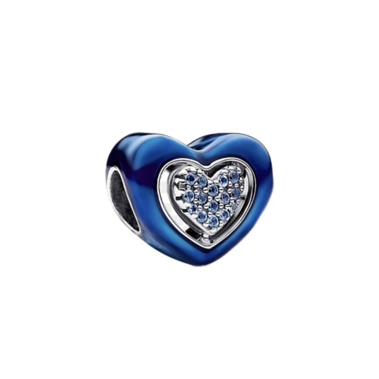 آویز نقره زنانه پاندورا مدل Heart 65168