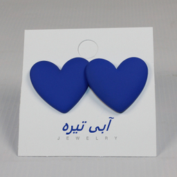 گوشواره زنانه مدل پلاس طرح قلب کد 003