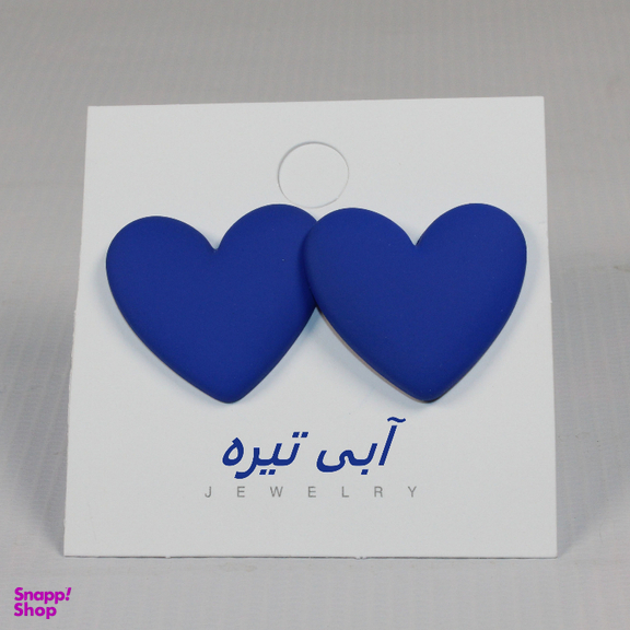 گوشواره زنانه مدل پلاس طرح قلب کد 003