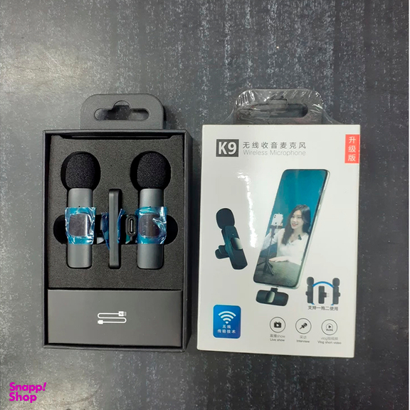 میکروفن یقه ای بی سیم مدل K9 Dual Type-C