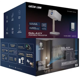 پروژکتور قابل حمل گرین لاین 4K مدل GALAXY PORTABLE PROJECTOR