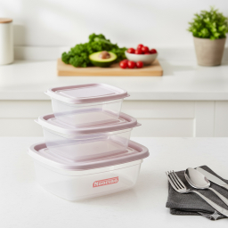 ظرف نگهدارنده نورینو مدل روژا کد 015 مجموعه 3 عددی