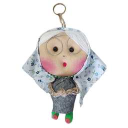 جاکلیدی دخترانه مدل عروسک پیرزن کد g231