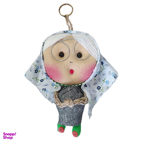 جاکلیدی دخترانه مدل عروسک پیرزن کد g231