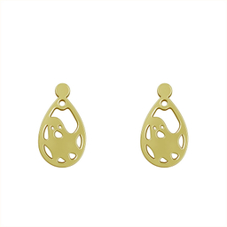 گوشواره طلا 18 عیار زنانه مدوپد مدل روح کد GA1-11671