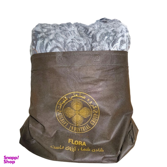 پتو مسافرتی گلبافت مدل فلورا کد Gol200 دونفره سایز 220×200 سانتی متر