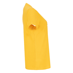 ست تیشرت و شلوارک زنانه کد 1016 رنگ خردلی