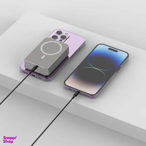 پاوربانک پاورولوژی مدل PPBCHA33-TI MagSafe ظرفیت 20000 میلی آمپر ساعت