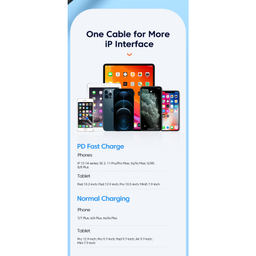کابل تبدیل USB-C به Lightning توکی مدل TQ-X25 طول 2 متر