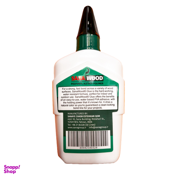 چسب چوب سانا وود مدل sn حجم 100 میلی لیتر