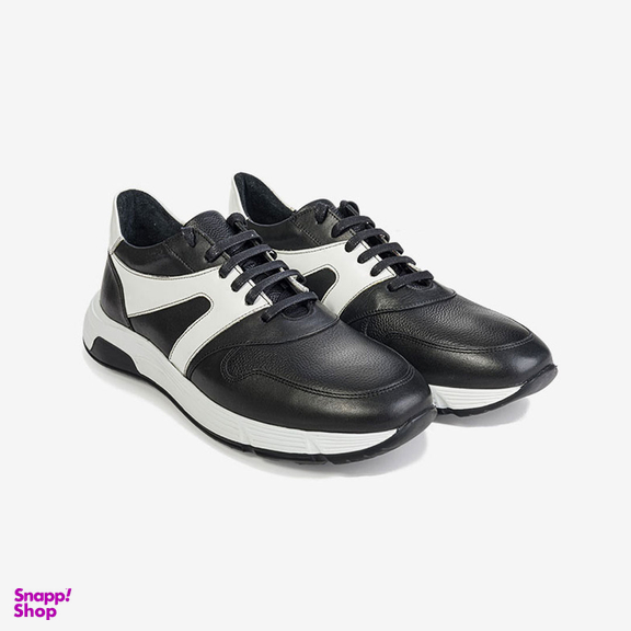 کفش روزمره مردانه چرم مشهد مدل J6187-001