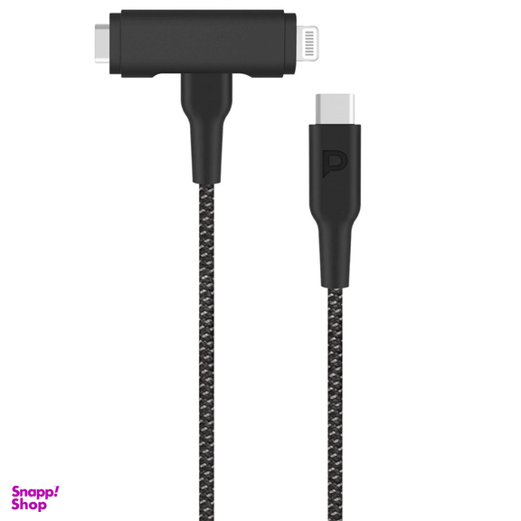 کابل شارژ Type-C به لایتنینگ و Type-C پاورولوژی مدل Pcab007