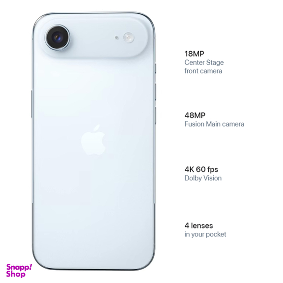 گوشی موبایل اپل مدل iPhone Air eSim ظرفیت 256 گیگابایت و رم 12 گیگابایت نات اکتیو