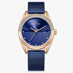 ساعت عقربه ای زنانه نیوی فورس مدل NF 5015 RG/BE