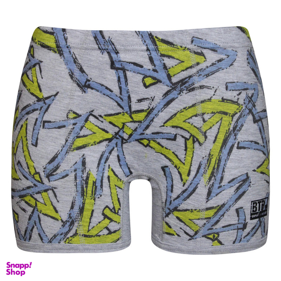 شورت مردانه برهان تن پوش مدل پنبه ای کد 1018 رنگ طوسی