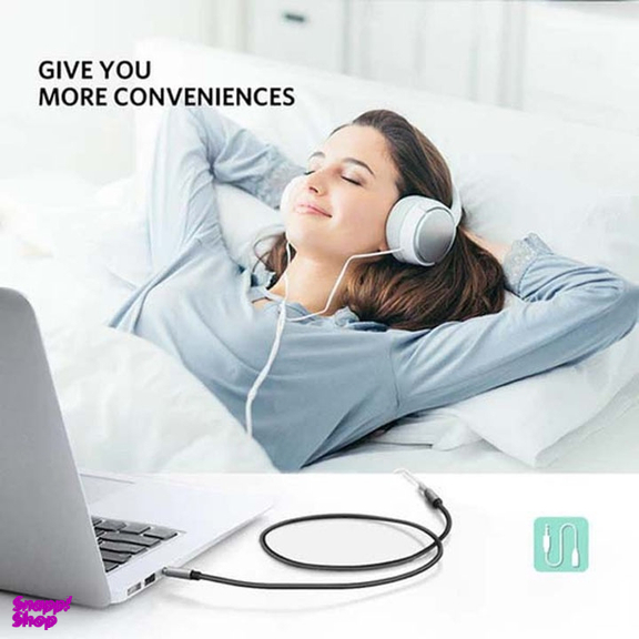 کابل افزایش صدا AUX Jack 3.5mm یوگرین کد AV118 طول 2 متر