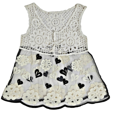 تاپ زنانه مدل دانتل پرو 1 رنگ سفید