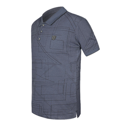 پولوشرت مردانه تکنیک پلاس 07 کد TS-165-NO رنگ خاکستری