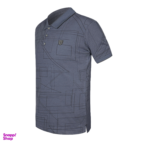 پولوشرت مردانه تکنیک پلاس 07 کد TS-165-NO رنگ خاکستری